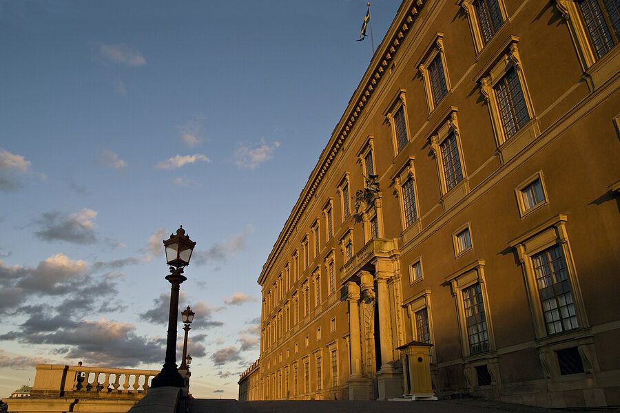 Stockholm Royal Palace north west facade