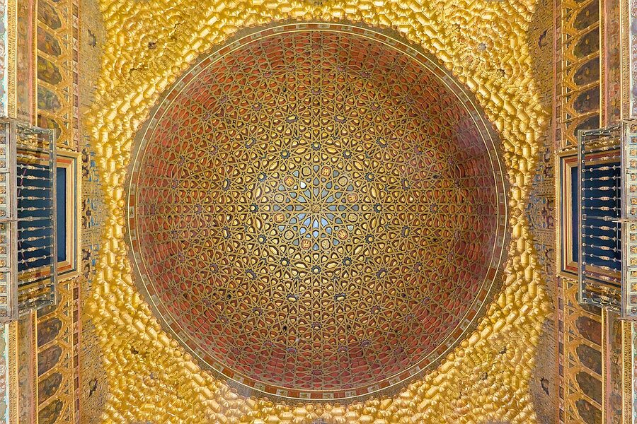 Salon de Embajadores throne room in the Royal Alcazar