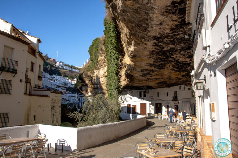 Calle Cuevas del Sol in Setenil de las Bodegas