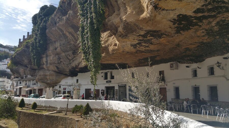 Setenil de las Bodegas houses built into rock
