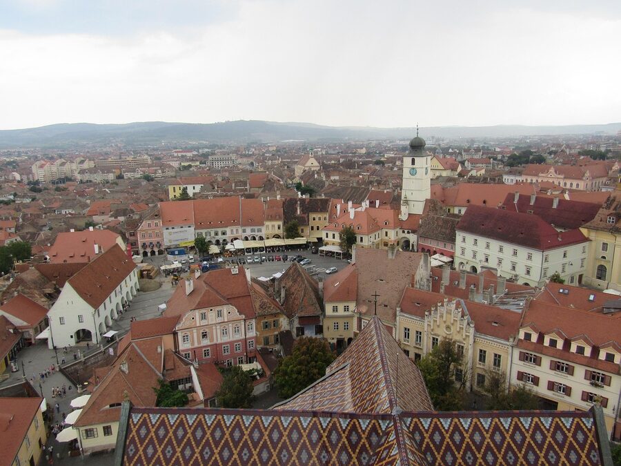 Sibiu Piata Mica panorama