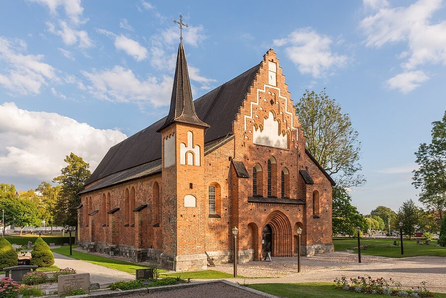 Mariakyrkan St Mary's Church Sigtuna 13th century brick