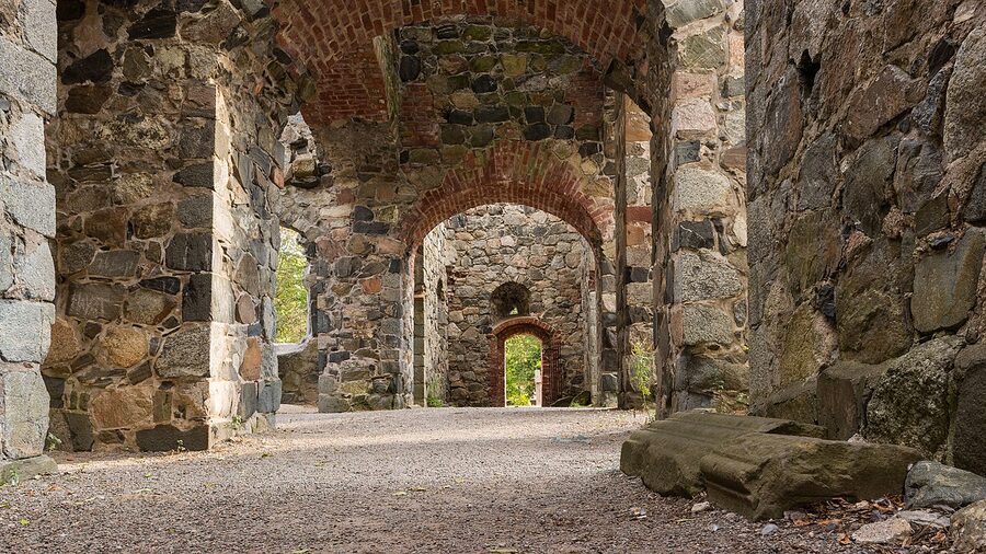 Sankt Olofs kyrkoruin church ruins in Sigtuna
