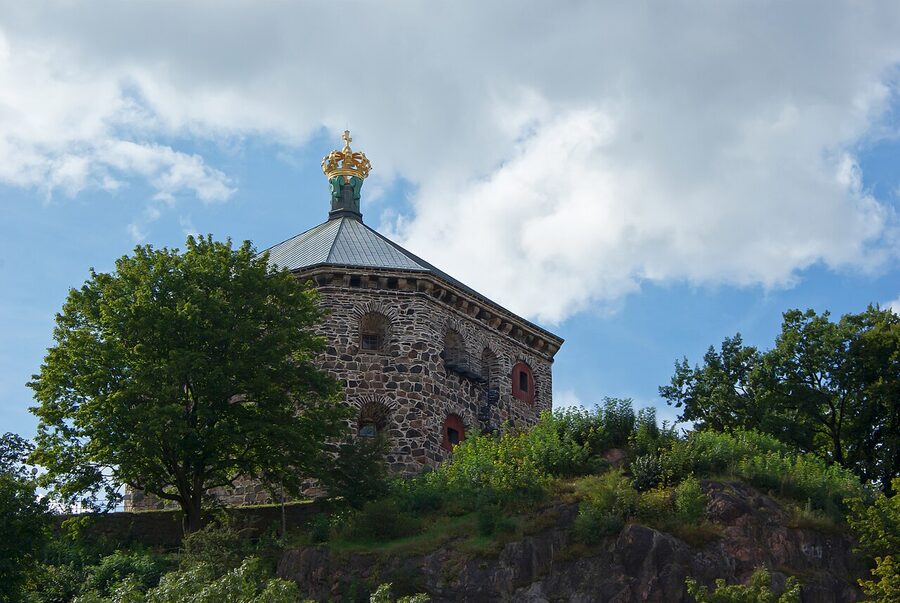 Skansen Kronan fortress above Haga Gothenburg