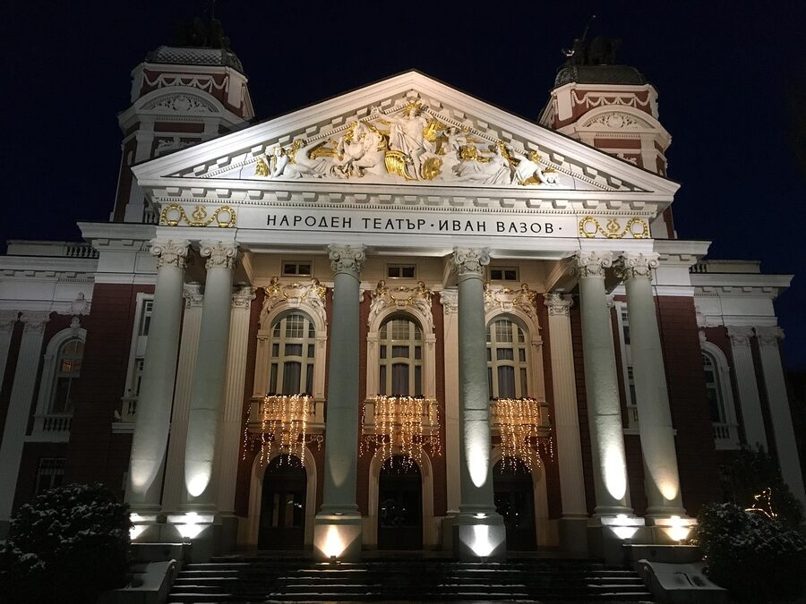 Ivan Vazov National Theatre in Sofia city centre