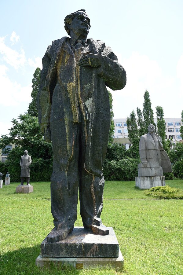 Statues at the Museum of Socialist Art in Sofia