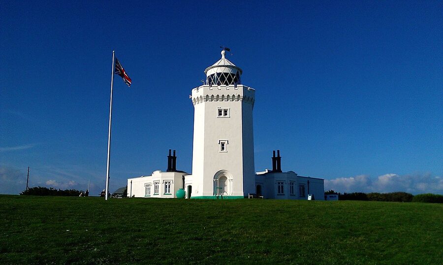 South Foreland Lighthouse on the Dover clifftop