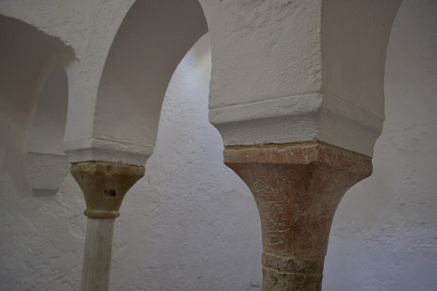 Banos del Almirante medieval bath house interior in Valencia