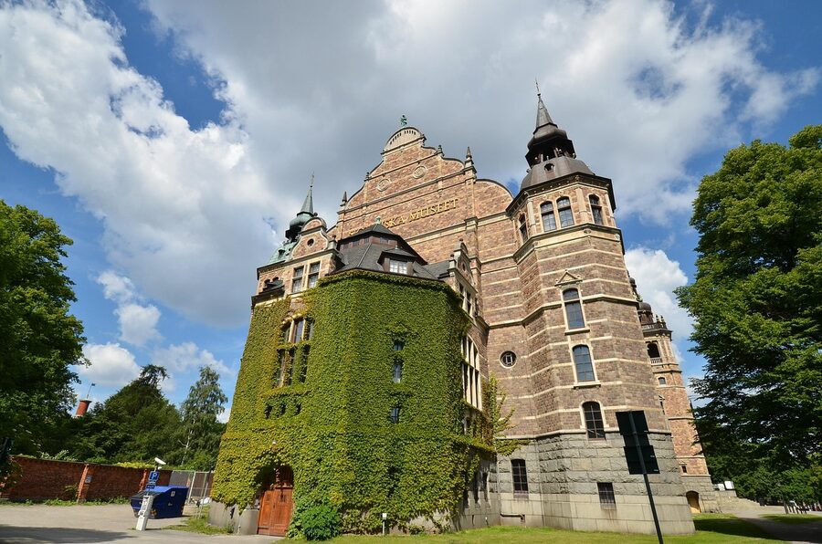 Nordiska Museet building on Djurgården Stockholm near the Viking Museum
