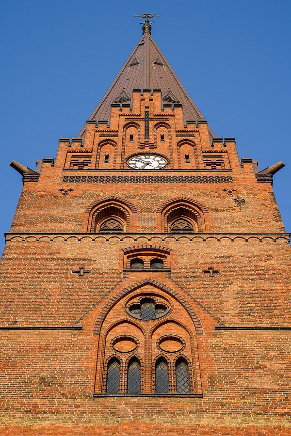 Sankt Petri church tower Brick Gothic Malmö