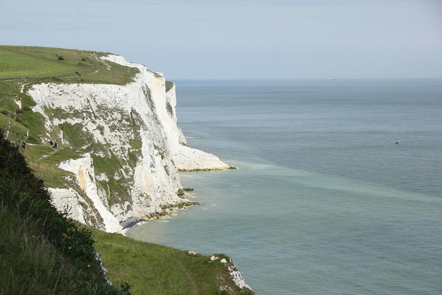 White Cliffs with English Channel view