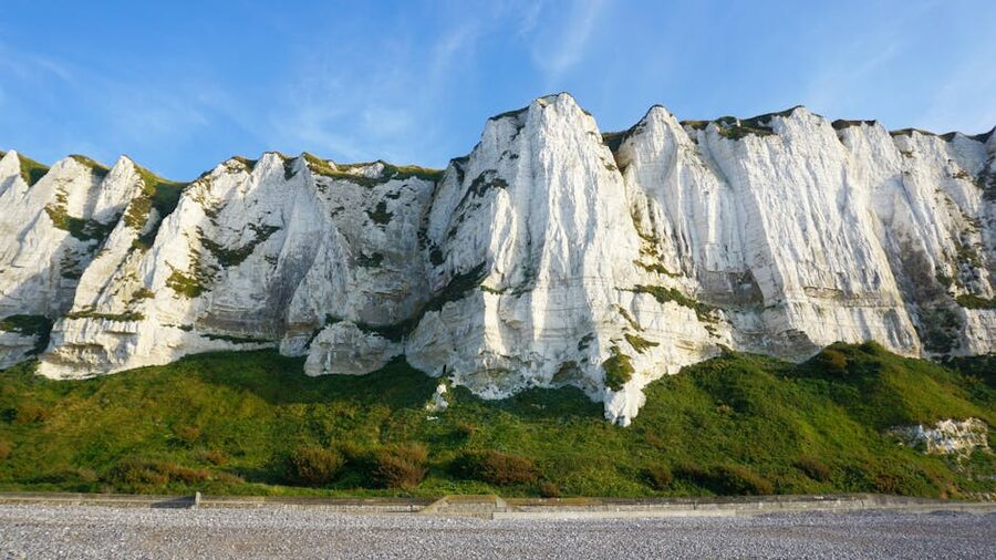 White Cliffs of Dover on a sunny day