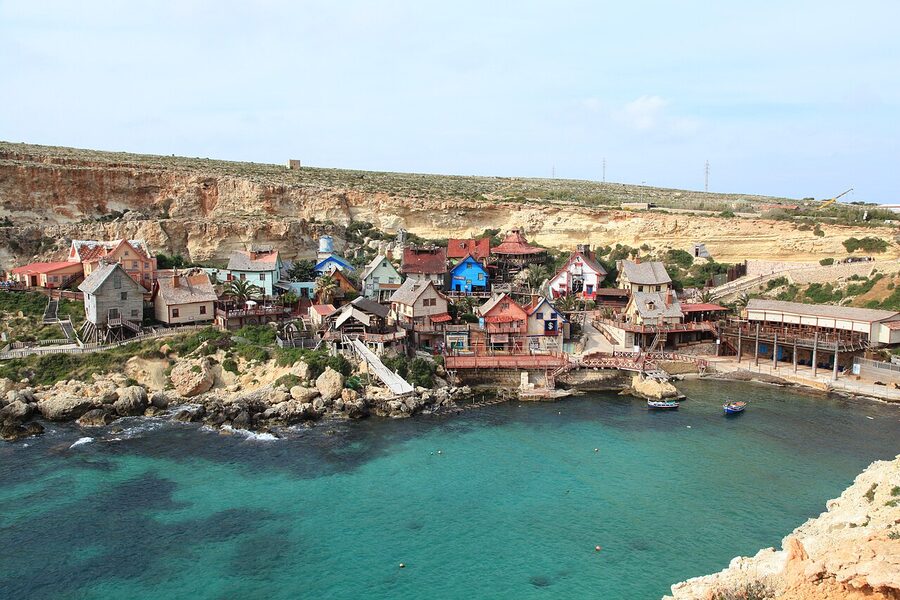 Anchor Bay Popeye Village approach Triq tal-Prajjet