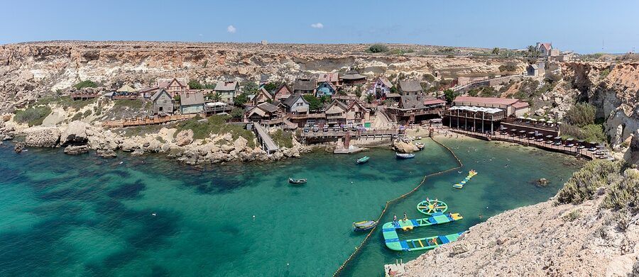 Popeye Village panoramic Mellieha Malta
