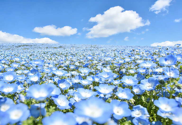 2027 Spring Flower Sea Limited: Ashikaga Flower Park Wisteria & Hitachi Seaside Park Nemophila One-Day Tour (Departing from Tokyo) - Hitachi’s blue hill and distant coast