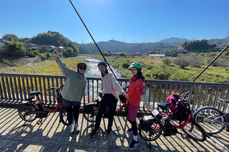 Akiruno Electric Bike & Nature Half-Day Tour - Cycling with Kenji through lanes, fields and riverside paths
