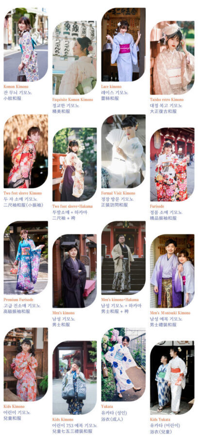 Asakusa Kimono & Furisode Rental Experience (Tokyo / Provided by Wasou Komachi Kanon) - Choosing your kimono, from simple patterns to furisode