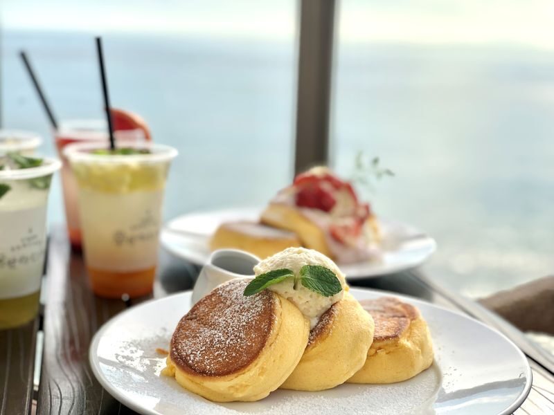 Awaji Island Flower Corridor & Ladybug Path & Happy Pancake & All-You-Can-Eat Fruit Day Trip (Departing from Osaka) - Lunch with a view at Ladybird Road