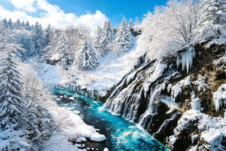 Classic Hokkaido One-Day Tour: Asahiyama Zoo & Ken & Mary Tree & Shirahige Waterfall & Biei Shirogane Blue Pond & Ningle Terrace - A brief look at Biei’s Ken and Mary Tree