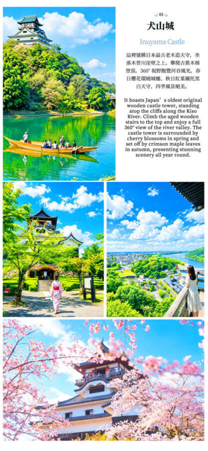 Departing from Nagoya: Inuyama Castle, Magome-juku & Tsumago-juku One-Day Tour - Inuyama Castle: a fine old keep, with a queue to watch