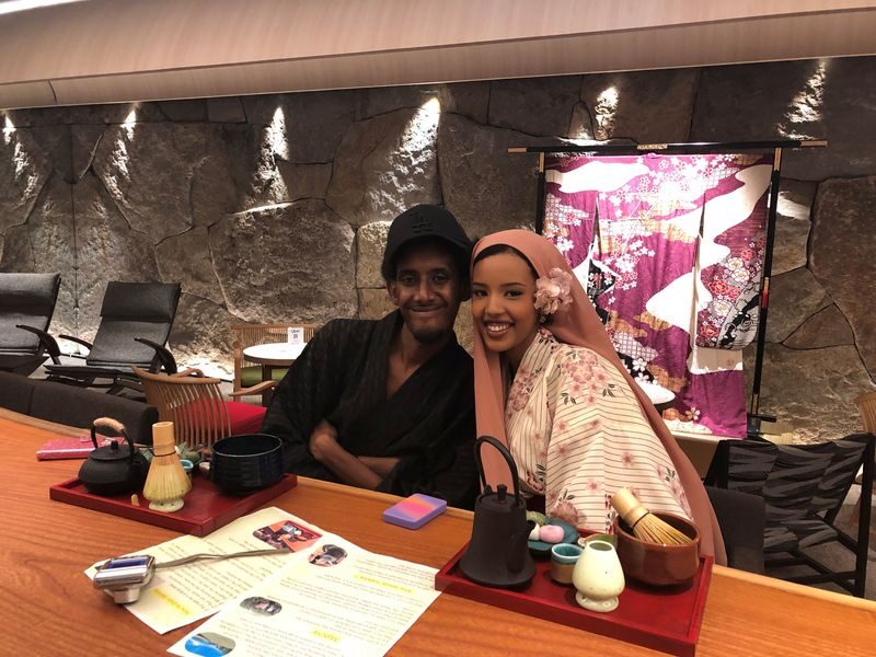 Ginza Matcha Experience with Sushi Toy Gift - The souvenir is lighthearted, not ceremonial