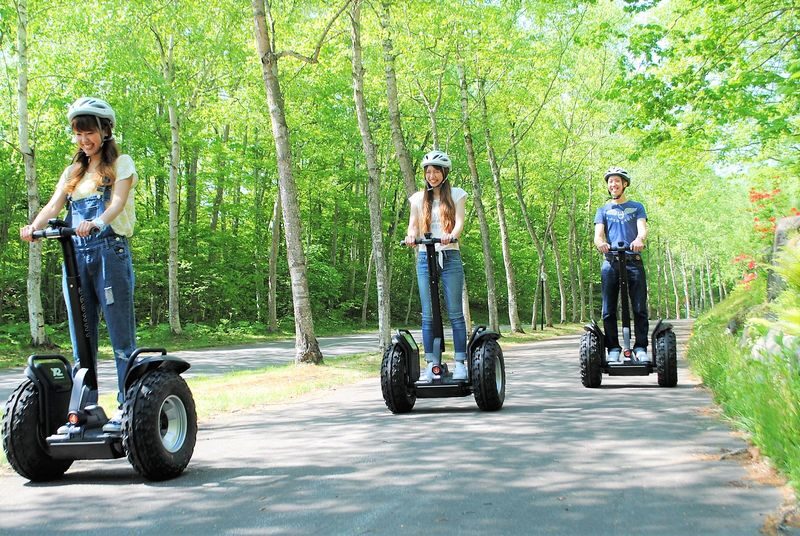 Hakodate-Onuma Segway Adventure with Local Guides - Learning to ride before setting off