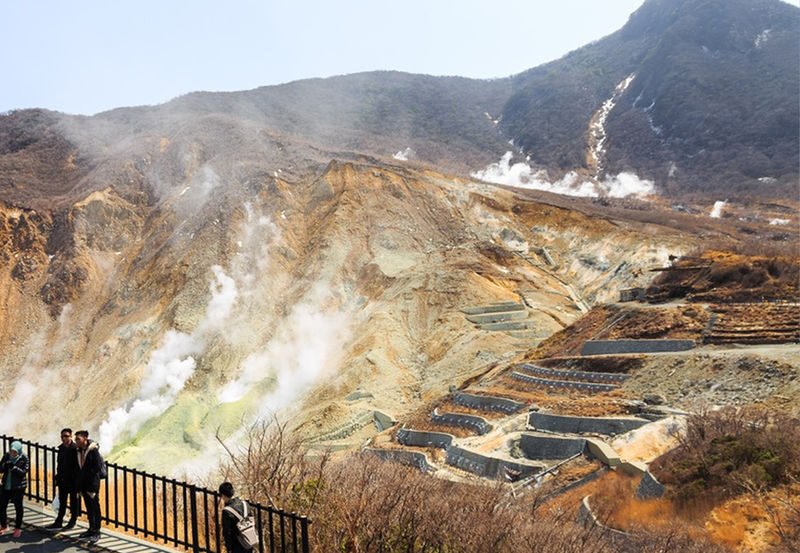 Hakone & Mount Fuji Area Day Trip: Owakudani Ropeway & Hakone Shrine & Nichikawa Clock Shop & Arakurayama Sengen Park, Departing from Tokyo - Owakudani’s steam and black eggs