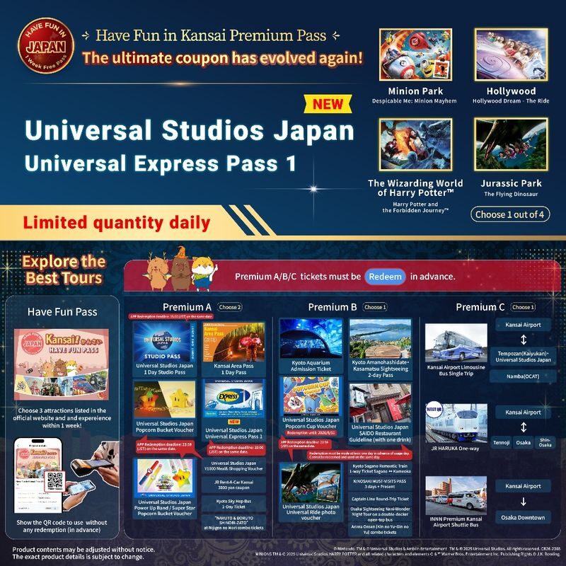 Have Fun in Kansai Premium Pass (Includes Universal Studios Japan) - Making the USJ numbers work