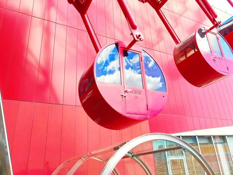 HEP FIVE Ferris Wheel Ticket in Umeda - The slow climb to 106 meters