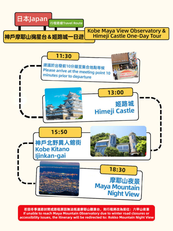 Himeji Castle and Kobe Night View Full-Day Small Group Tour - Kobe adds a different kind of finale