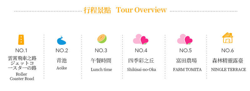 Hokkaido Flower Sea Tour: Blue Pond & Farm Tomita & Shikisai no Oka & Ningle Terrace One-Day Tour (Optional Buffet Lunch/All-you-can-eat Melon) - The ride along Roller Coaster Road