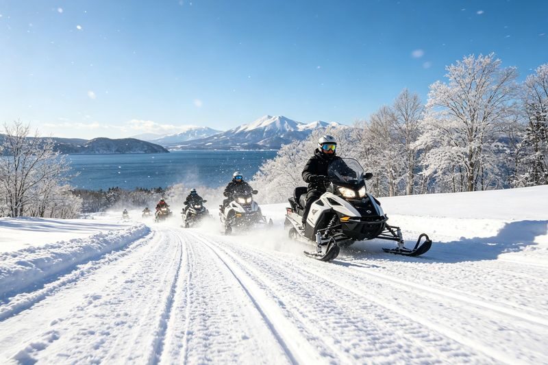 Hokkaido Noboribetsu Day Tour | Lake Toya (Optional Snowmobile in Winter) & Lake Hill Farm & Showa Shinzan & Jigokudani (Hell Valley) & Fukiidashi Park (Matsusui Park) | Multiple Itineraries Available - Fukidashi Park: water from Mount Yotei