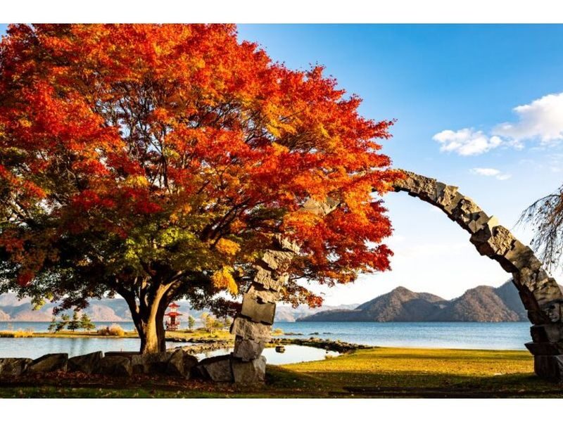 Hokkaido | Noboribetsu, Lake Toya, Niseko Day Trip: Mount Yotei (Little Fuji) & Takahashi Farm & Lake Toya & Noboribetsu Hell Valley & Bear Park & Kyogoku Spring Water Park & Winter Lake Shikotsu Ice Festival Day Trip | Departing from Sapporo - Noboribetsu Hell Valley: steam, sulfur and bare rock