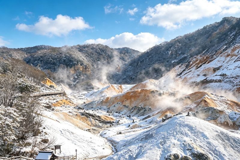 Hokkaido Noboribetsu Selected Day Tour: Lake Toya, Jigokudani, Showa-shinzan, Lake Shikotsu Illumination (Optional Snowmobile Experience, Multiple Routes Available) - Lake Toya: volcanic water and a quick viewpoint stop