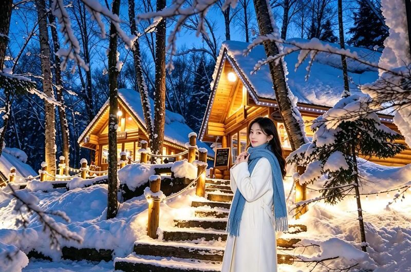 Hokkaido Winter Limited: Asahiyama Zoo & Shirogane Blue Pond & Shirasu Waterfall & Shikisai-no-Oka (Optional Snowmobile Experience) & Forest Elf Terrace Day Tour - Pick the route that matches your idea of winter