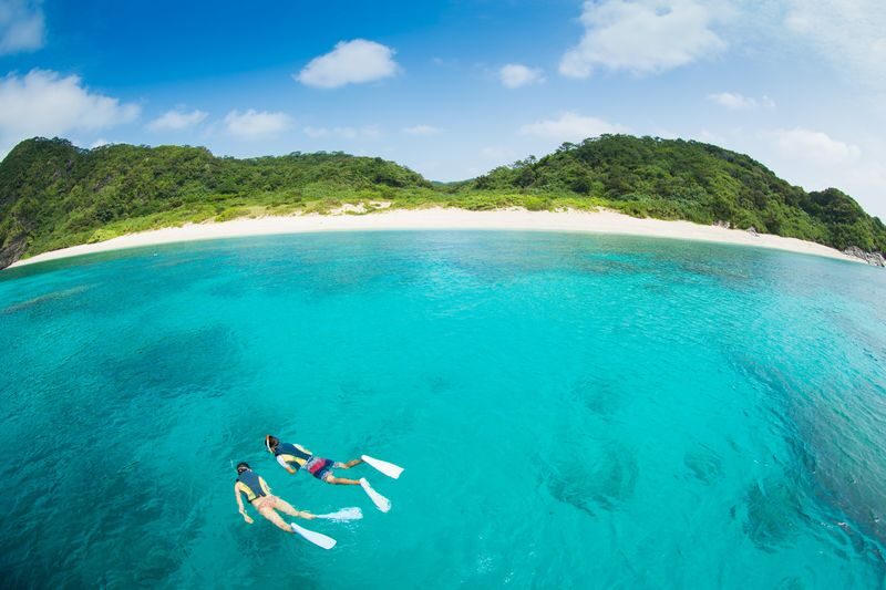 Kerama Island Snorkeling Experience - Three stops, with lunch between sessions