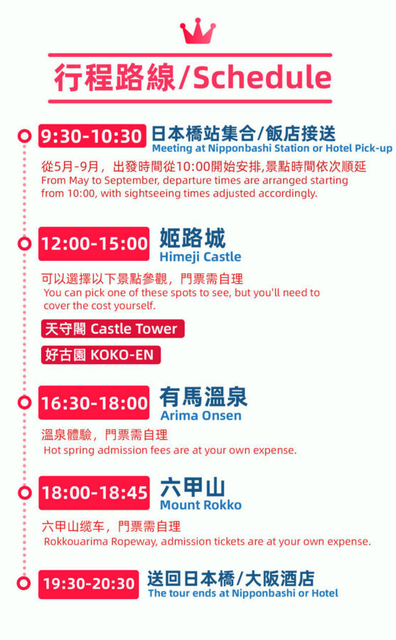 Kobe Day Trip | Himeji Castle & Mt. Rokko & Arima Onsen Chinese Service with Hotel Pick-Up Available - Arima Onsen is a taste, not a full spa day