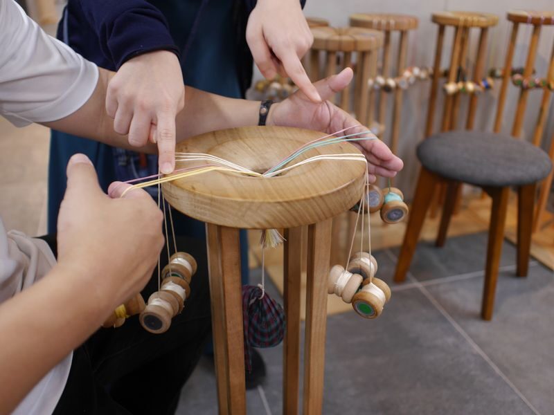 Kumihimo Workshop at a Historic 370-Year-Old Braiding Shop in Tokyo - The first 30 minutes: see the braids before making one