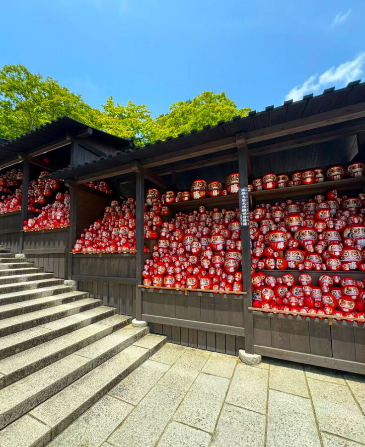 Kyoto Arashiyama & Katsuoji Temple Internet-Famous Scenic Spots Check-in: Arashiyama Scenic Railway & Fushimi Inari-taisha Shrine Senbon Torii & Internet-Famous Katsuoji Temple Daruma Doll One-Day Tour | Depart from Osaka or Kyoto - Arashiyama: river views, bamboo and a railway question