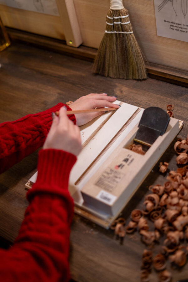 Kyoto: Gion Make Your Own Chopsticks with Engraving Option - From a wood blank to a finished pair