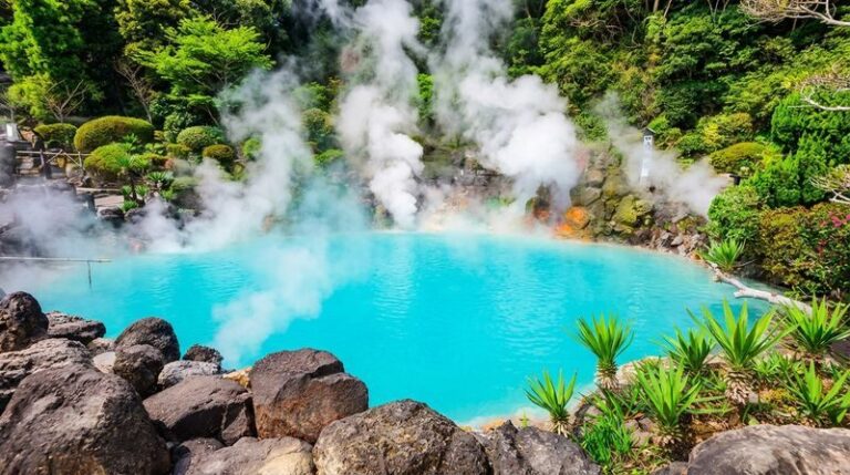 Kyushu One-Day Tour: Yufuin no Mori Train & Yufuin Town & Nyoirin-ji Temple & Dazaifu & Hell Hot Springs (Departing from Fukuoka) - Route B starts with frogs, then a view of Mount Yufu