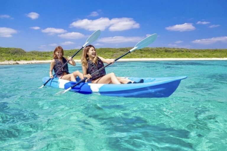Miyako Island SUP x Pumpkin Limestone Cave Exploration & Canoe Experience (Okinawa) - SUP on Miyako Blue