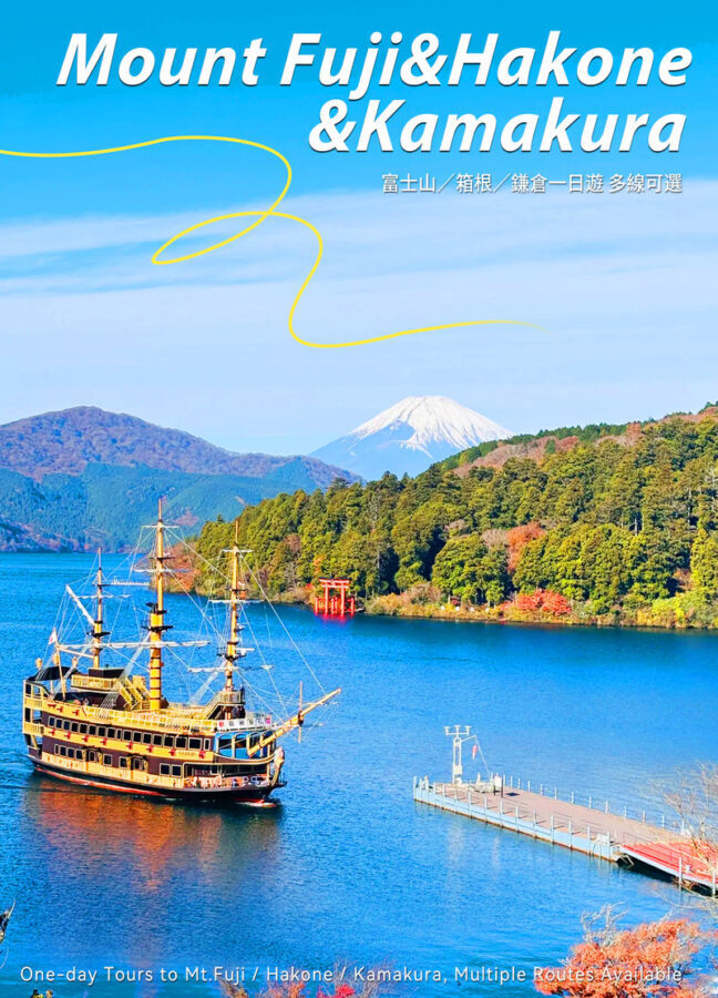 Mount Fuji/Hakone/Kamakura Day Trip: Classic Mountain Lake Secrets-Volcanic Wonders-Enoshima Scenery (Multiple Routes Available) - Lake Ashi by pirate ship