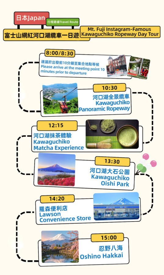 Mount Fuji Sightseeing Cable Car Experience & Photo Spot Day Tour with Lunch Option: Lawson Convenience Store & Kawaguchiko Matcha Experience & Kawaguchiko Panoramic Ropeway & Oshino Hakkai (Departing from Tokyo) - Making matcha beside Lake Kawaguchiko