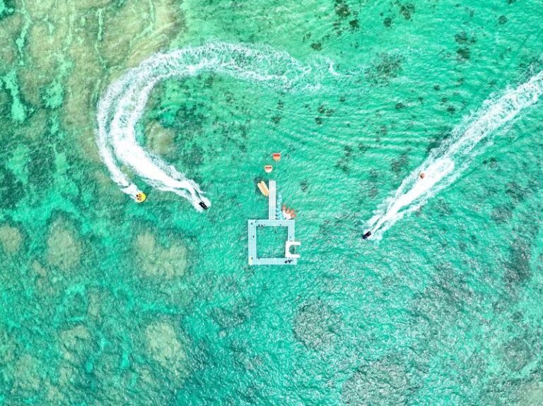 Okinawa 3-Hour Fun | Marine Park & Glass Boat & 3 Water Activities & Snorkeling & SUP & Kayaking & Fishing Experience - Three towable rides, one turn apiece
