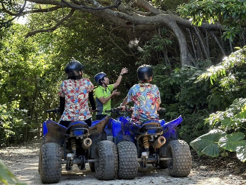 Okinawa ATV Experience in Yanbaruncho Forest - A guided start, then a closer look at Okinawa’s nature