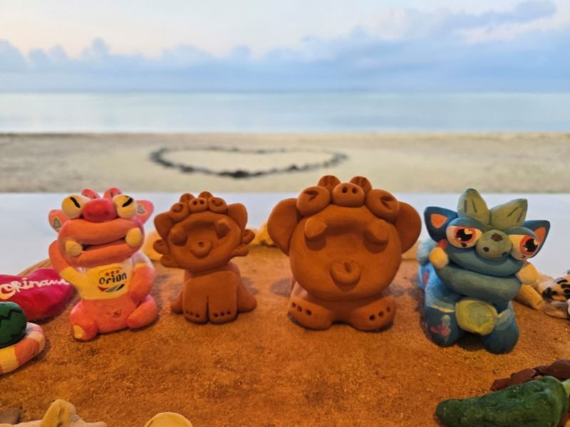 Okinawa Exclusive: Guardian Culture: Shisa Crafting near Churaumi - Painting a ceramic Shisa or choosing the unglazed course