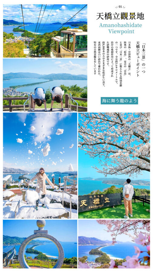 Osaka Amanohashidate & Ine Funaya One-Day Tour - Amanohashidate from above