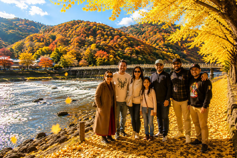 Osaka/Kyoto Departure: Kinkaku-ji Temple & Arashiyama Bamboo Grove Togetsukyo Bridge & Sanjusangendo Temple & Kiyomizu-dera Temple Sannenzaka Ninenzaka World Heritage Ancient Capital Kyoto One-Day Tour (Can be upgraded to exclusive A5 top-grade Kobe beef) - Kinkaku-ji: a short visit to Kyoto’s golden icon