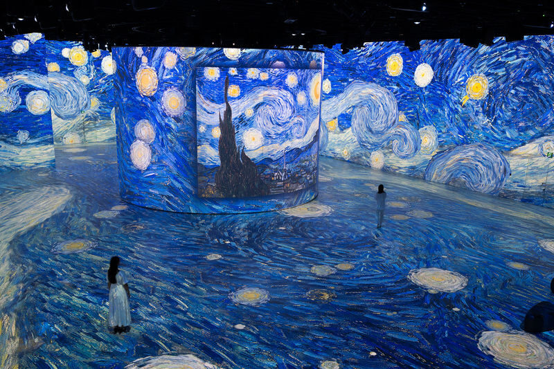 REVE DES LUMIERES - Immersive Digital Art Experience (Van Gogh & Gaudi) - The visit, from first room to last